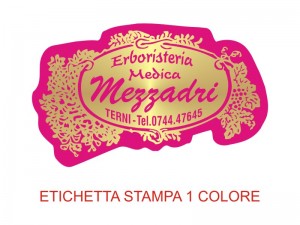 Etichette adesive per erboristerie, cosmetica, cosmesi (mm 53X32)  (cod.28M )